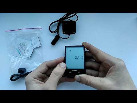 Проводной велокомпьютер Inbike CX 9 2.8 bicycle computer обзор, инструкция на русском, настройка