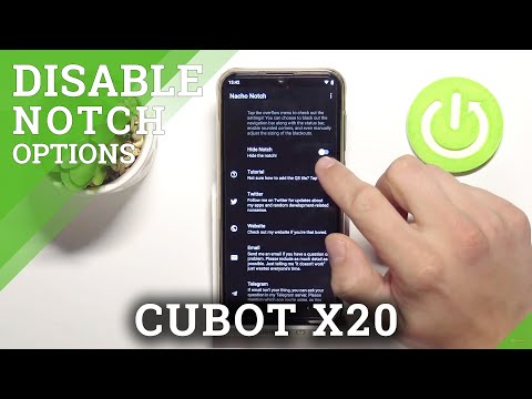 How to Hide Notch in Cubot X20 - Disable Notch