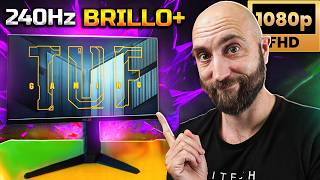 ASUS TUF VG249QML5A: 24”, FHD, 240Hz, brillo chetado y VRR en consola ⚡