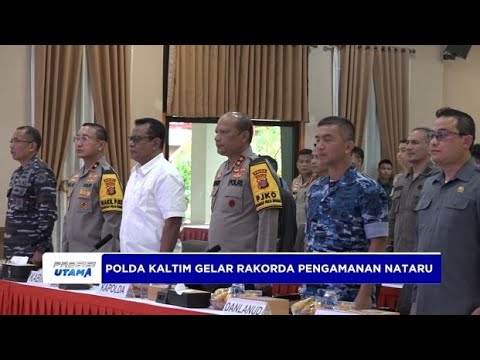 POLDA KALTIM GELAR RAKORDA KESIAPAN PENGAMANAN NATARU