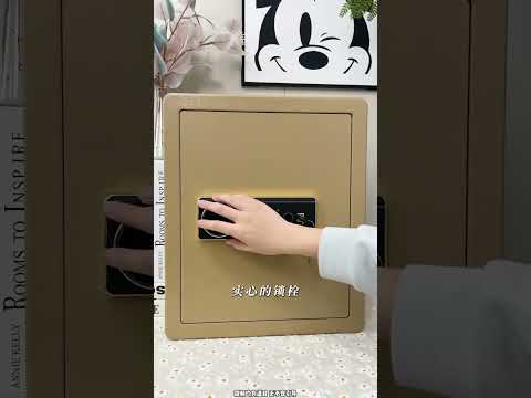 Password key fingerprint triple unlock safe, steel box, thick lock core to store