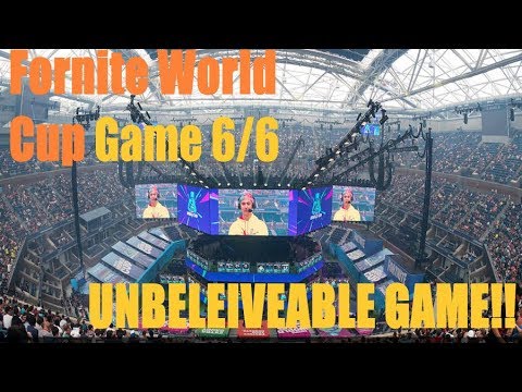 Fortnite World Cup Solo Final Mactch 6/6- BUGHA BECOME THE CHAMPION