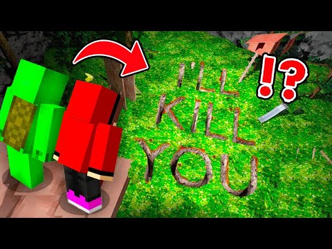 Mikey and JJ Found SCARIEST MESSAGE EVER in Minecraft Maizen?!