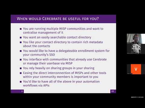 Cerebrate Project, the open source trusted directory for CSIRTs, ISACs and intelligence sharing