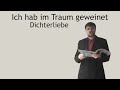 Ich hab im Traum geweinet - Dichterliebe - Robert Schumann