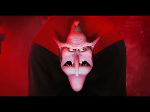 Trailer frame hinting at the mix of retro pop single, novelty tunes, and bouncy orchestral score