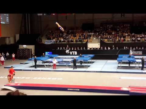 HANCHAROU Uladzislau BLR compulsory Trampoline World Championships 2015