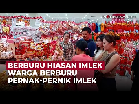 Semarak Tahun Baru Imlek, Pasar Atom Surabaya Jadi Tujuan Utama Pemburu Hiasan | OneNews Update