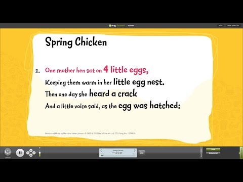 Spring Chicken - Words on Screen™