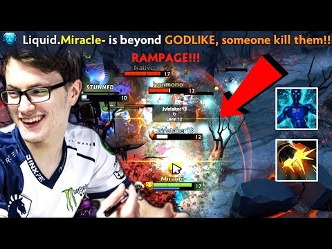 Miracle- World's Best Morphling Player - DIRTY Flak Cannon Abuse Play Into Rampage - M-GOD Dota 2