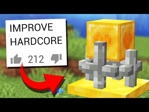 Adding NEW Updates to Minecraft HARDCORE Mode (Comments to Crafting)