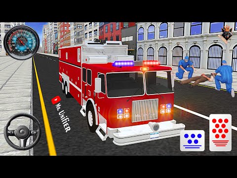 Emergency Call 112 Fire Truck Simulator - Firefighter Driving Rescue Mission! | Android Gameplay