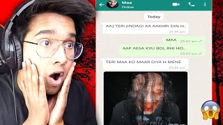 THIS IS THE SCARIEST WHATSAPP CHAT EVER😱 - Part