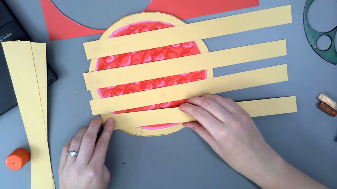 Holiday Pie Weaving Art Project- Part 1
