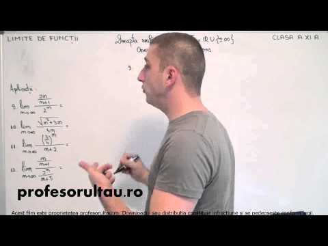 40   cls11   Limite de functii   dreapta reala incheiata opearatii care au sens    aplicatii   partea 3