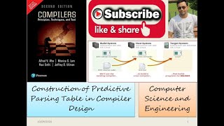 Construction of Predictive Parsing Table in Compiler Design