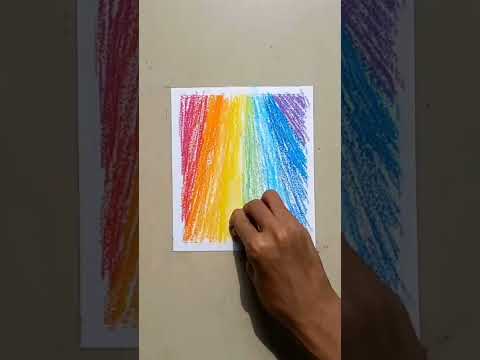 easy oil pastels drawing #shorts #viral