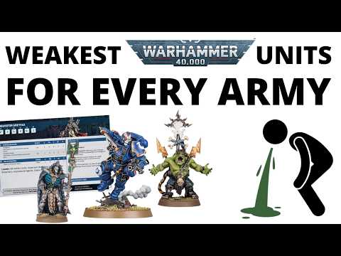 Weakest Units for Every Warhammer 40K Army? Worst Units for Each Faction In Game