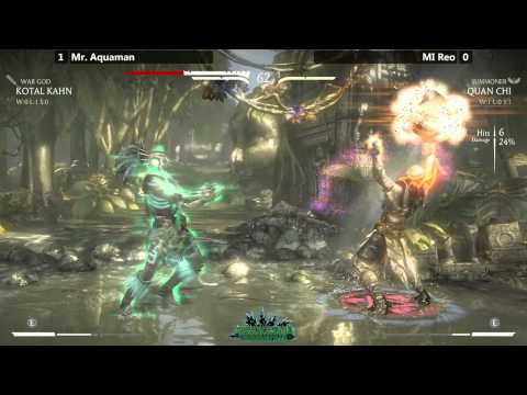 MKX @ Paradise Found - Mr. Aquaman (Kotal Kahn) vs MI Reo (Quan Chi) [720p/60fps]