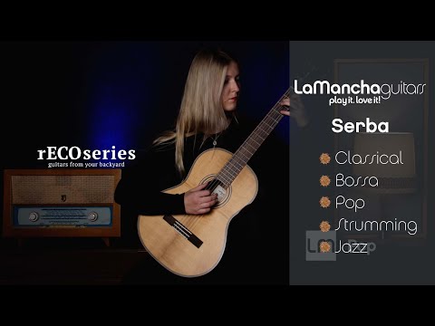 Демонстрация звучания классической гитары LaMancha Serba