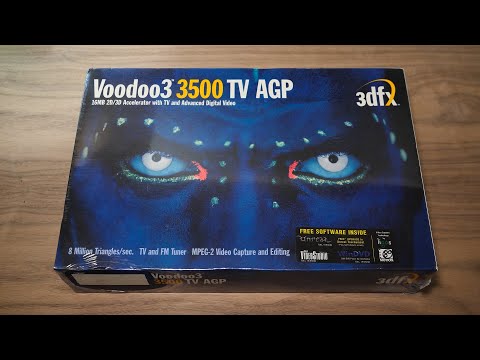 Opening a NEW Voodoo 3 3500 TV AGP Graphics Card