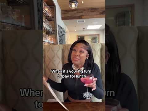 When it’s your hg turn to pay for lunch 💅🏾🤭 #friendship #relatable #steakplease #lol #whitechicks