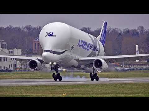 PLANESPOTTING HAMBURG FINKENWERDER FLUGHAFEN 2022 mit DURCHSTARTENDEN AIRBUS A330 BELUGA XL