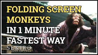 Fast and Easy Folding Screen Monkeys Guide Sekiro