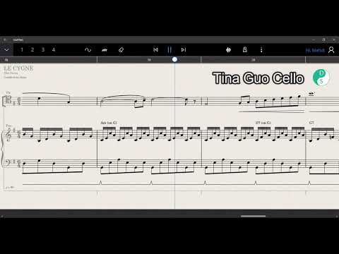 Tina Guo Cello, StaffPad | Le Cygne (The Swan), Saint Saens