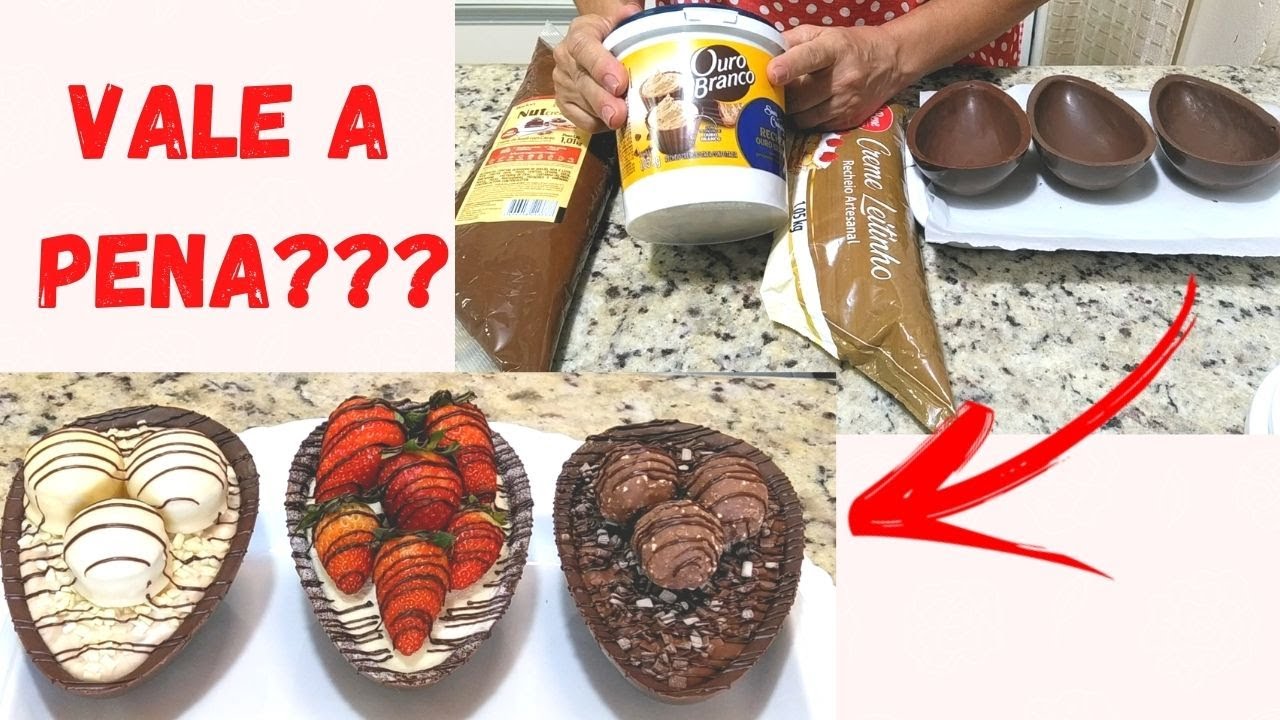 OVOS PRONTOS EM 5 MINUTOS VALE A PENA USAR CASCAS E RECHEIOS PRONTOS DESCUBRA AGORA!