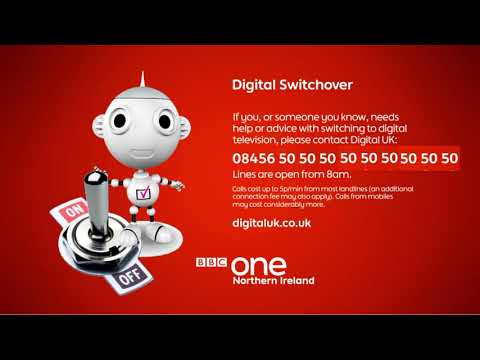 BBC One Northern Ireland Analog Shutdown but the announcer and the cameraman kinda have a stroke