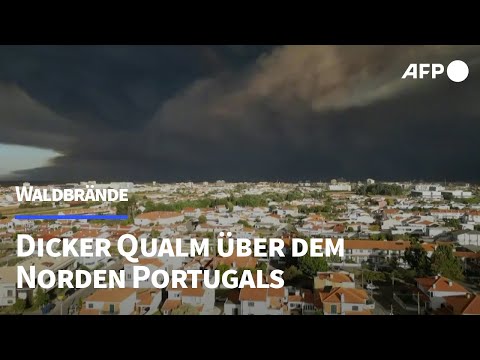 Dicker Qualm liegt über Waldbrandgebieten in Portugal | AFP