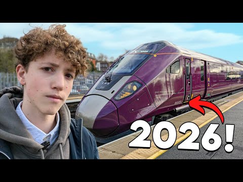 I rode the NEWEST Train in the UK! (EMR Aurora)