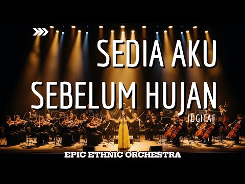 SEDIA AKU SEBELUM HUJAN &mdash; IDGITAF (Ethnic Orchestra Cover) | Seakan Langit Ikut Menangis !!