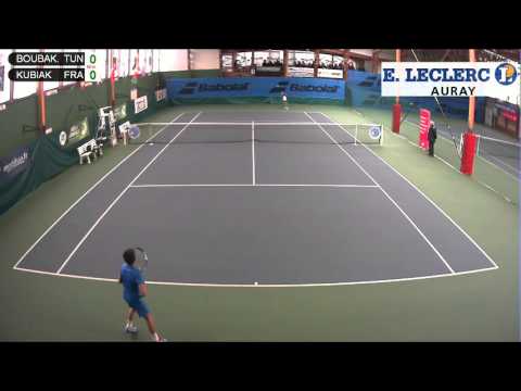 BOUBAKER (TUN) vs KUBIAK (FRA) - Open Super 12 Auray Tennis