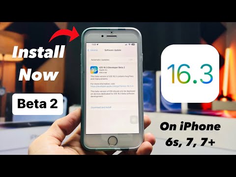 How to Install iOS 16.3 Beta 2 on iPhone 6s, 7, 7+