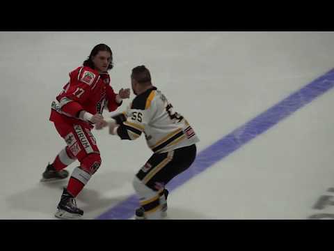 LNAH FIGHT Labelle vs Hamel 20 décembre 2019