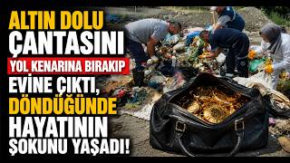 Altın Dolu Çantasını Yol Kenarına Bırakıp Evine Çıktı, Döndüğünde Hayatının Şokunu Yaşadı