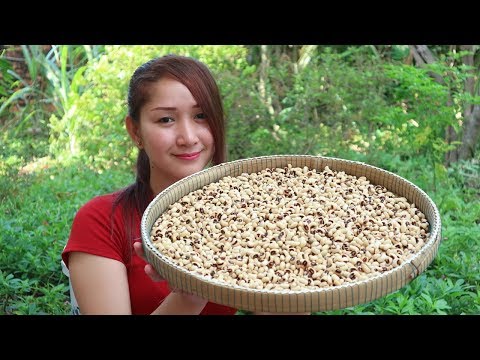 Yummy Rice Porridge and Black Eyed Peas - Rice Porridge Dessert - Cooking With Sros Video