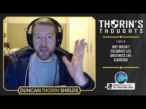 Thorin's Thoughts - Riot Doesn't Celebrate LCS Greatness Like Bjergsen (LoL)