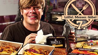 Döner, Pommes, Toasty - Essbar oder unverdaulich? | Löffel, Messer, Gäbel