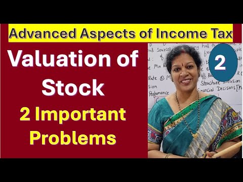 1 Valuation of Stock Introduction Along with 2 Problems from Advanced Aspects of Income Tax Subject