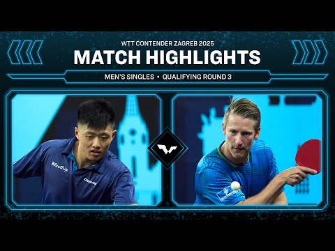 Fanbo Meng vs Ruwen Filus | MS Qual R3 | #WTTZagreb 2025