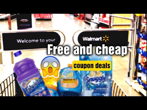 WALMART COUPONING+ CHEAP IBOTTA HAUL CHEAP ALL,SNUGGLE& TONS OF F R E E ITEMS