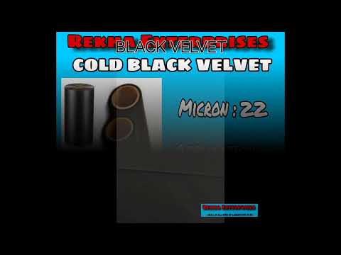 Thermal Black Velvet Lamination Film