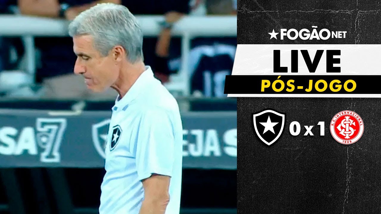 LIVE: pós-jogo e repercussão da derrota do Botafogo para o Internacional