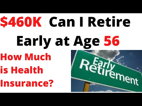 🔴Retire Early with $460K 56 Yrs How Much is  Health Insurance Video