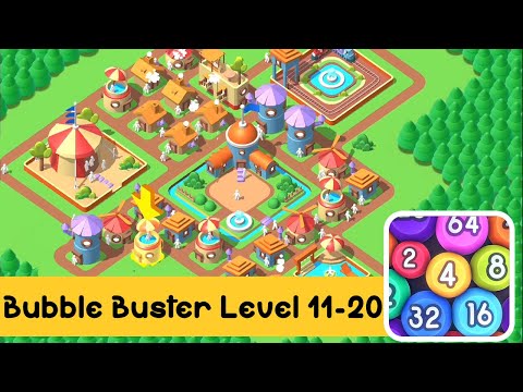 Bubble Buster 2048 by VOODOO - Gameplay (Android, iOS) | Level 11-20 - YouTube