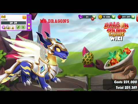 Max Level Cleric Dragon to 39 - Dragon Mania Legends Gameplay Part 116 HD ( MG DRAGONS )