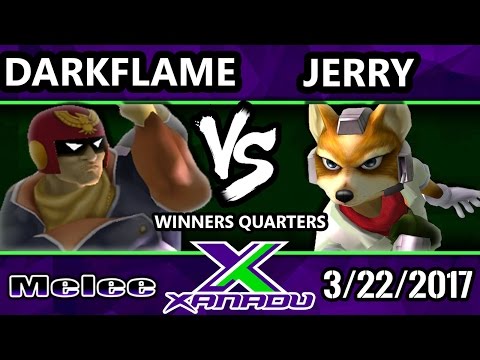 S@X 194 - DTG | Darkflame (Captain Falcon) Vs. Jerry (Fox) - SSBM Winners Quarters - Smash Melee